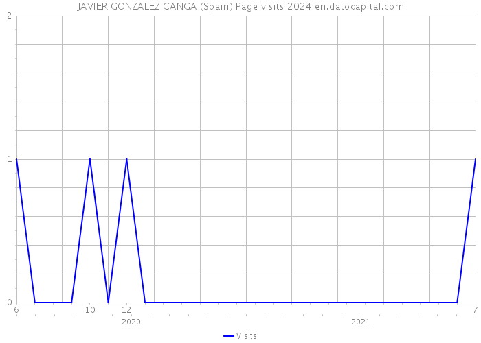 JAVIER GONZALEZ CANGA (Spain) Page visits 2024 