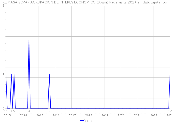 REIMASA SCRAP AGRUPACION DE INTERES ECONOMICO (Spain) Page visits 2024 