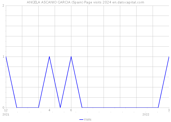 ANGELA ASCANIO GARCIA (Spain) Page visits 2024 