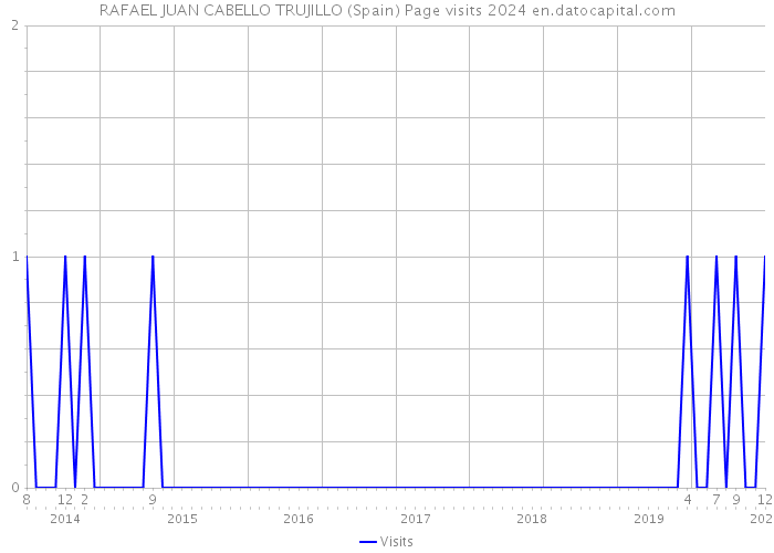 RAFAEL JUAN CABELLO TRUJILLO (Spain) Page visits 2024 