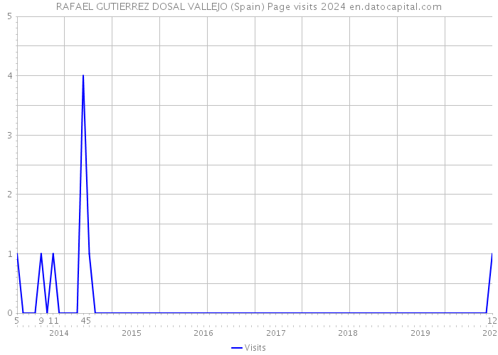 RAFAEL GUTIERREZ DOSAL VALLEJO (Spain) Page visits 2024 