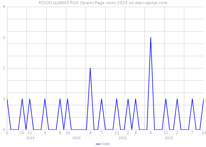 ROCIO LLAMAS ROS (Spain) Page visits 2024 