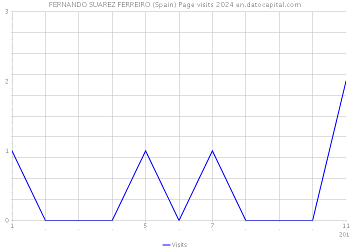 FERNANDO SUAREZ FERREIRO (Spain) Page visits 2024 