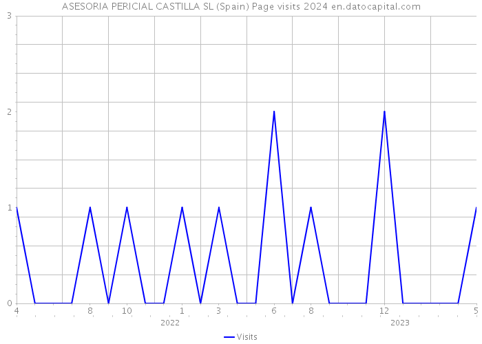 ASESORIA PERICIAL CASTILLA SL (Spain) Page visits 2024 