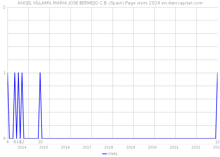 ANGEL VILLAMIL MARIA JOSE BERMEJO C.B. (Spain) Page visits 2024 