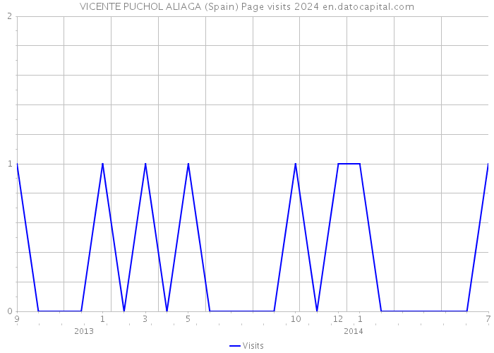 VICENTE PUCHOL ALIAGA (Spain) Page visits 2024 