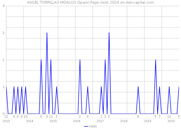 ANGEL TORRILLAS HIDALGO (Spain) Page visits 2024 