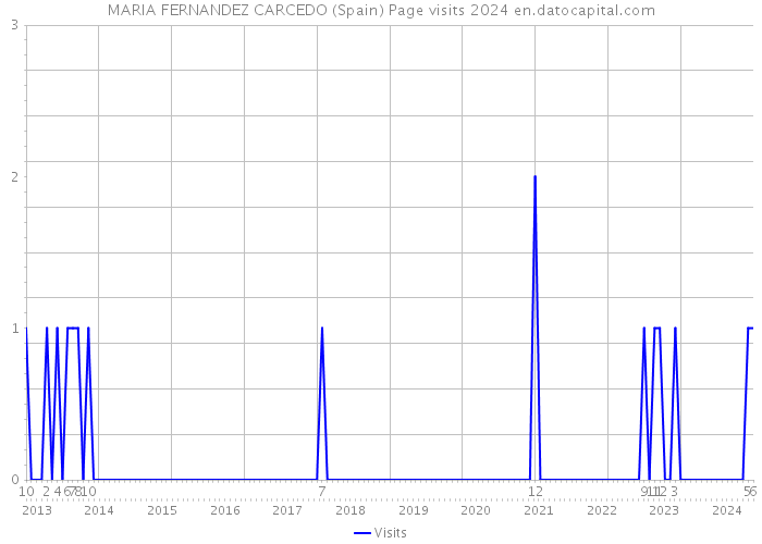 MARIA FERNANDEZ CARCEDO (Spain) Page visits 2024 