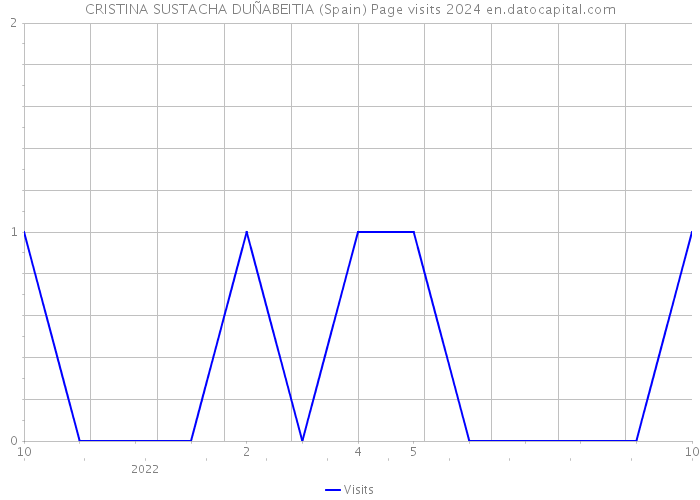 CRISTINA SUSTACHA DUÑABEITIA (Spain) Page visits 2024 