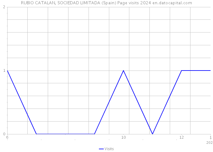 RUBIO CATALAN, SOCIEDAD LIMITADA (Spain) Page visits 2024 