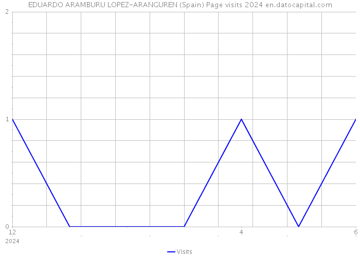 EDUARDO ARAMBURU LOPEZ-ARANGUREN (Spain) Page visits 2024 