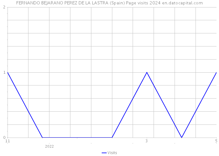 FERNANDO BEJARANO PEREZ DE LA LASTRA (Spain) Page visits 2024 
