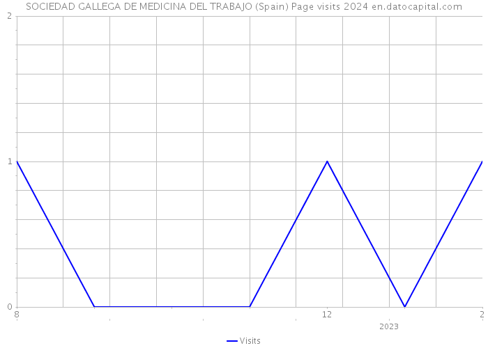 SOCIEDAD GALLEGA DE MEDICINA DEL TRABAJO (Spain) Page visits 2024 