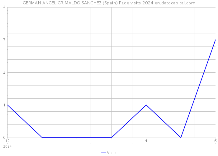 GERMAN ANGEL GRIMALDO SANCHEZ (Spain) Page visits 2024 