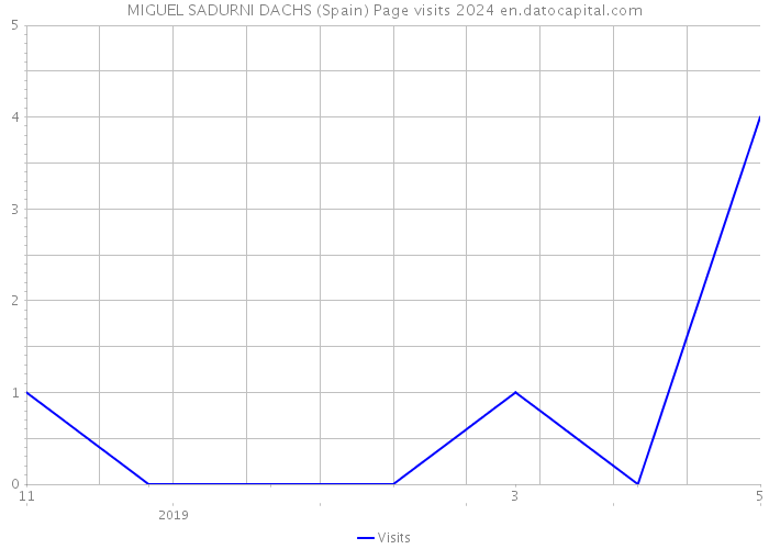 MIGUEL SADURNI DACHS (Spain) Page visits 2024 