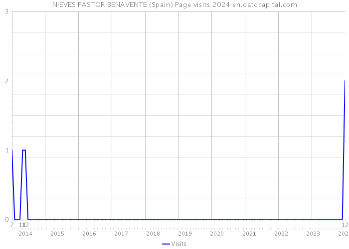 NIEVES PASTOR BENAVENTE (Spain) Page visits 2024 