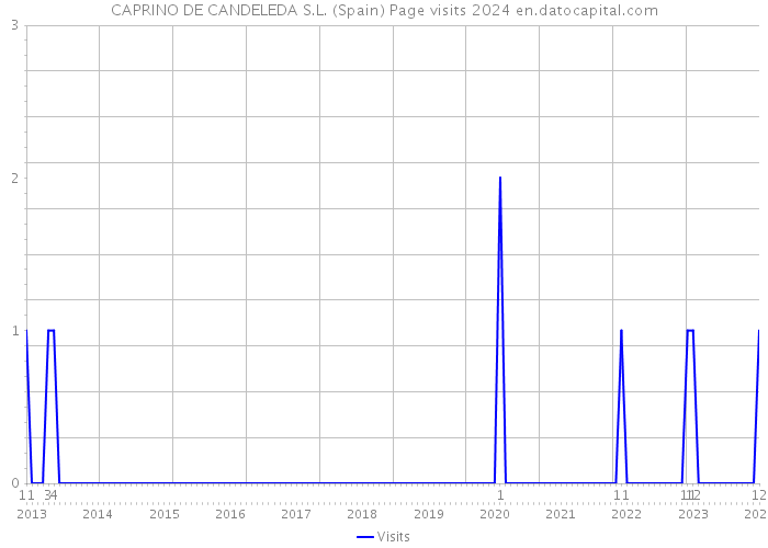 CAPRINO DE CANDELEDA S.L. (Spain) Page visits 2024 
