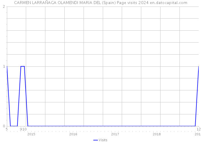 CARMEN LARRAÑAGA OLAMENDI MARIA DEL (Spain) Page visits 2024 