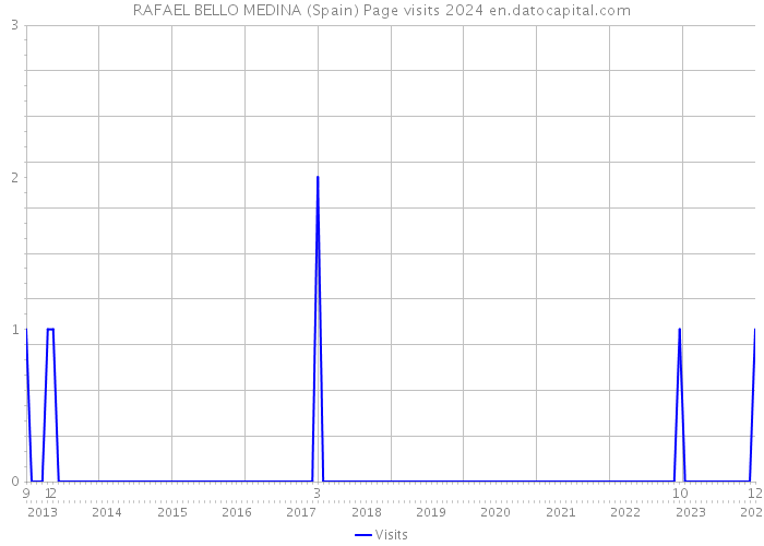 RAFAEL BELLO MEDINA (Spain) Page visits 2024 