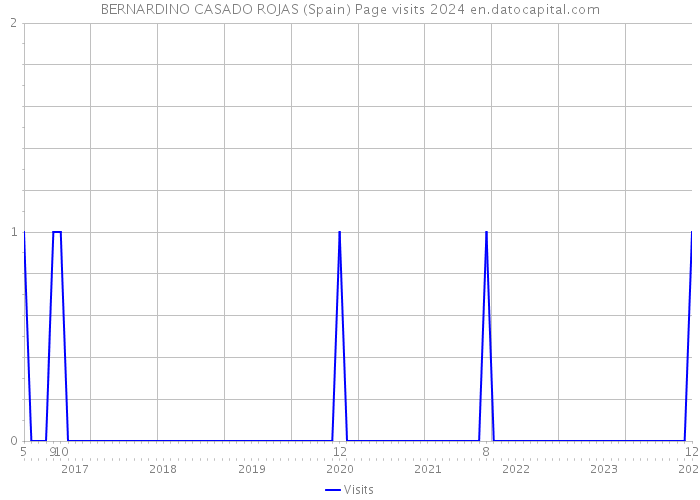 BERNARDINO CASADO ROJAS (Spain) Page visits 2024 
