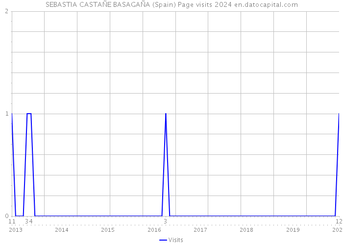 SEBASTIA CASTAÑE BASAGAÑA (Spain) Page visits 2024 