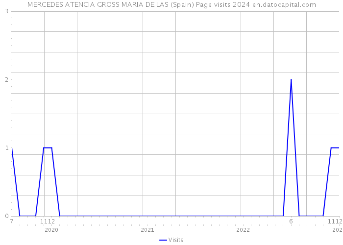 MERCEDES ATENCIA GROSS MARIA DE LAS (Spain) Page visits 2024 