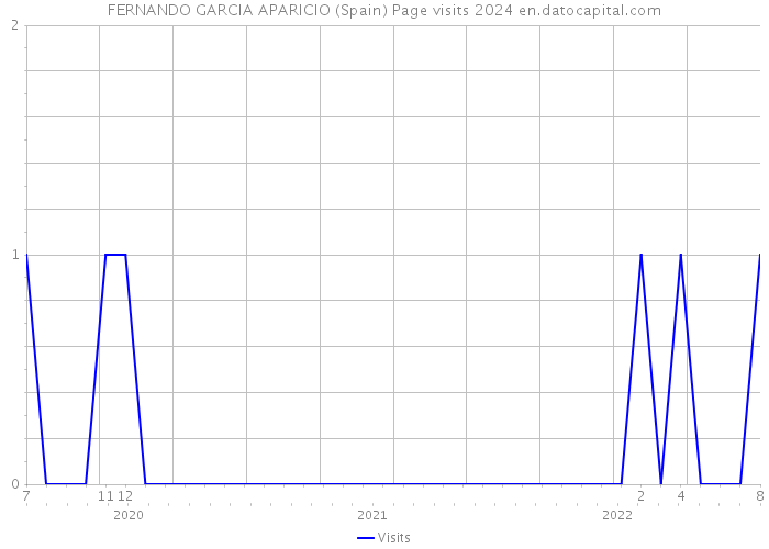 FERNANDO GARCIA APARICIO (Spain) Page visits 2024 
