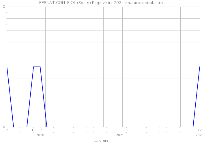 BERNAT COLL FIOL (Spain) Page visits 2024 