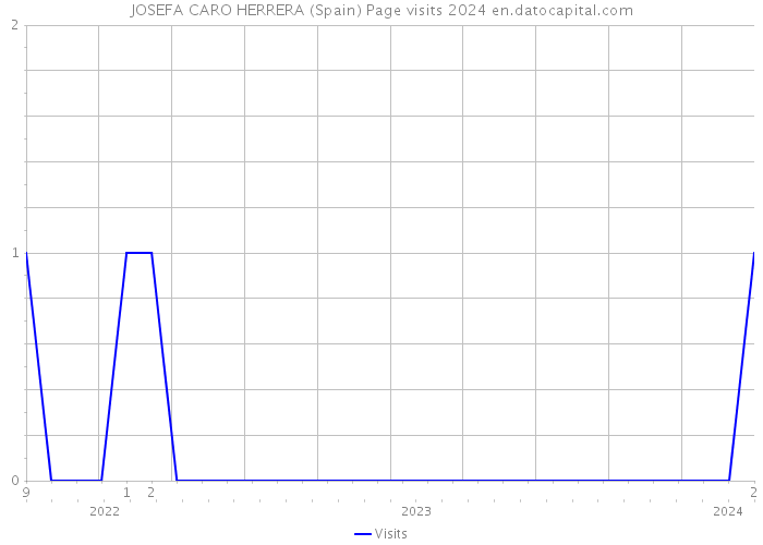JOSEFA CARO HERRERA (Spain) Page visits 2024 