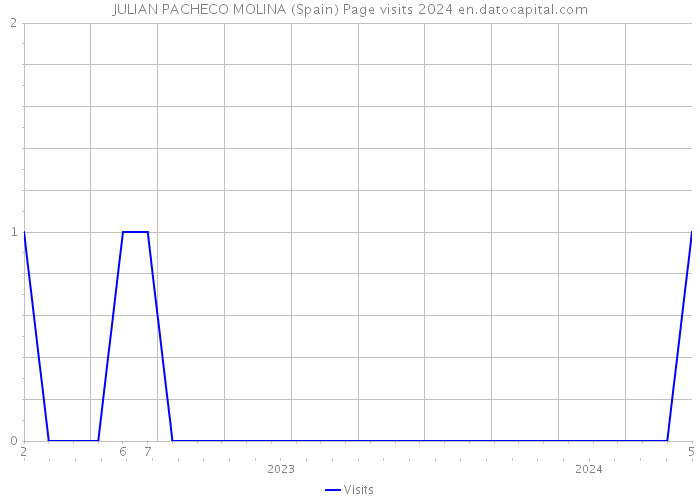JULIAN PACHECO MOLINA (Spain) Page visits 2024 