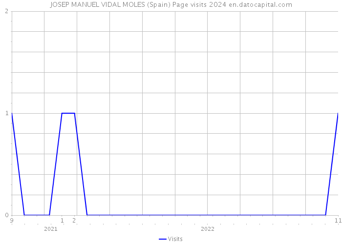JOSEP MANUEL VIDAL MOLES (Spain) Page visits 2024 