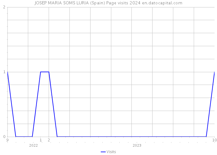 JOSEP MARIA SOMS LURIA (Spain) Page visits 2024 