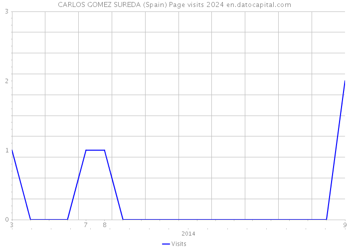 CARLOS GOMEZ SUREDA (Spain) Page visits 2024 