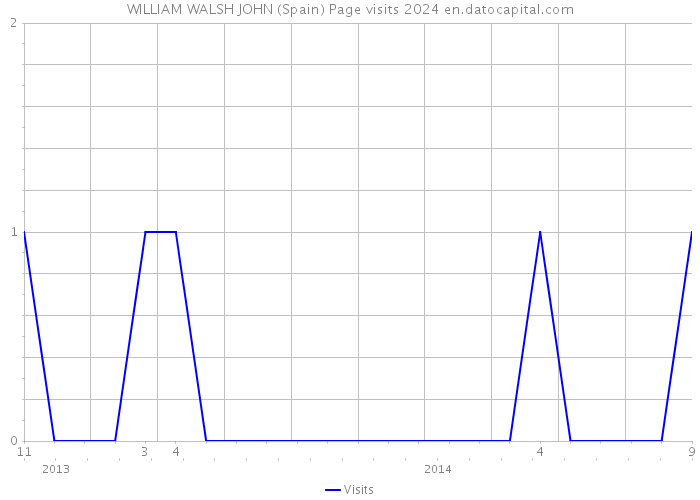 WILLIAM WALSH JOHN (Spain) Page visits 2024 