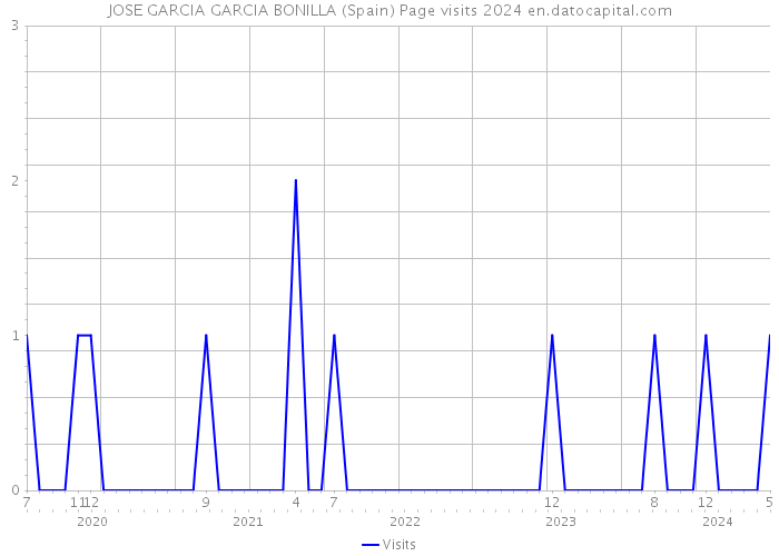 JOSE GARCIA GARCIA BONILLA (Spain) Page visits 2024 
