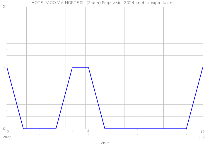 HOTEL VIGO VIA NORTE SL. (Spain) Page visits 2024 