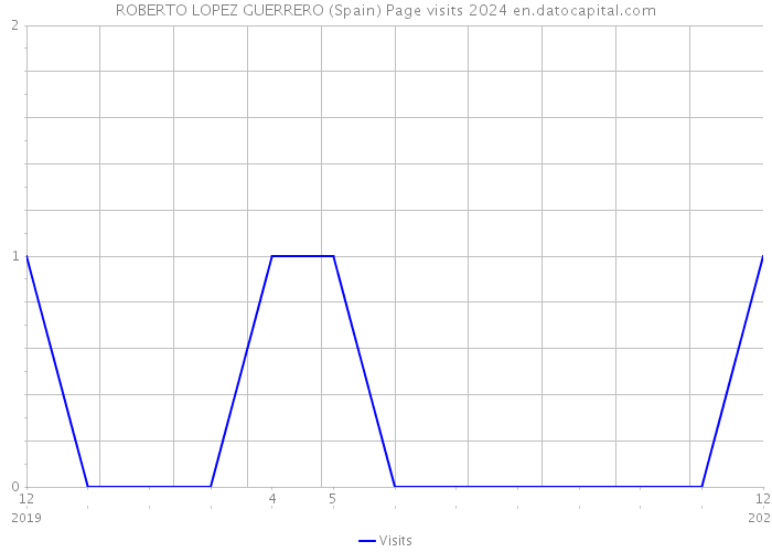 ROBERTO LOPEZ GUERRERO (Spain) Page visits 2024 