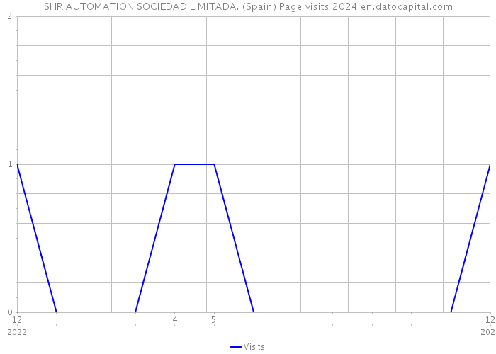 SHR AUTOMATION SOCIEDAD LIMITADA. (Spain) Page visits 2024 