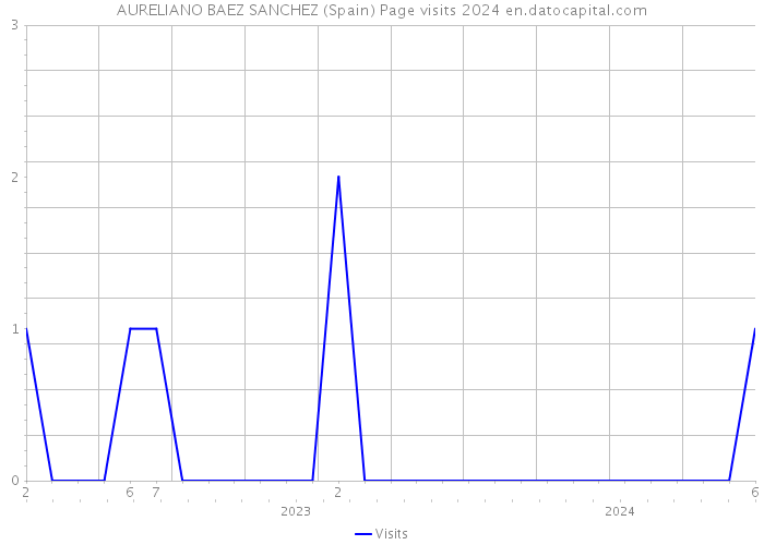 AURELIANO BAEZ SANCHEZ (Spain) Page visits 2024 