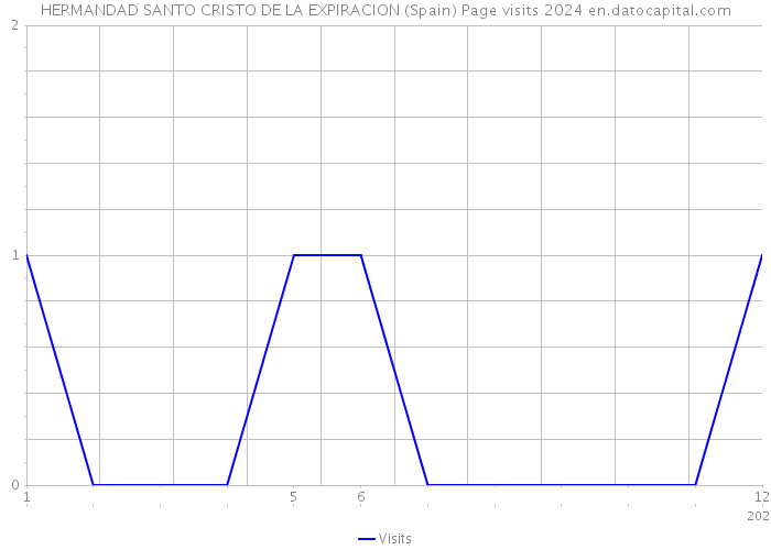 HERMANDAD SANTO CRISTO DE LA EXPIRACION (Spain) Page visits 2024 