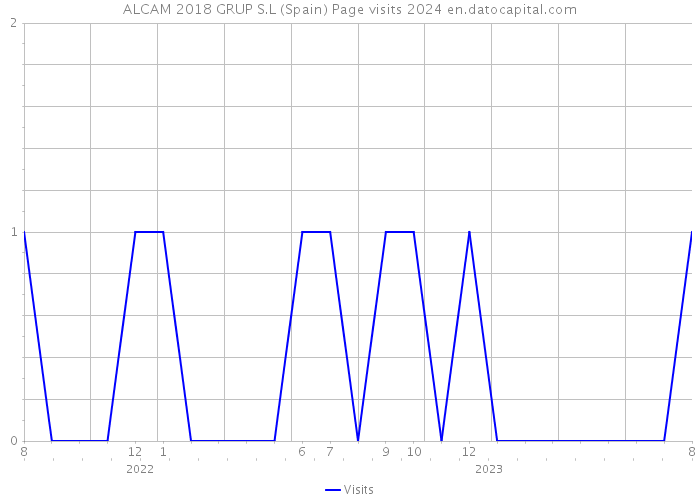 ALCAM 2018 GRUP S.L (Spain) Page visits 2024 