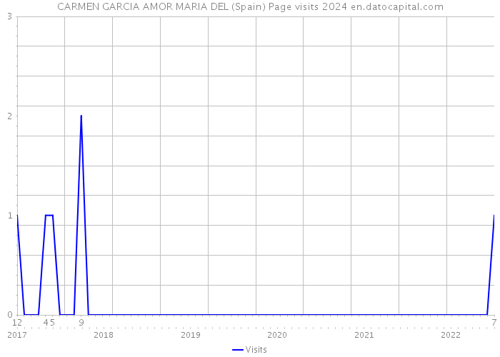 CARMEN GARCIA AMOR MARIA DEL (Spain) Page visits 2024 