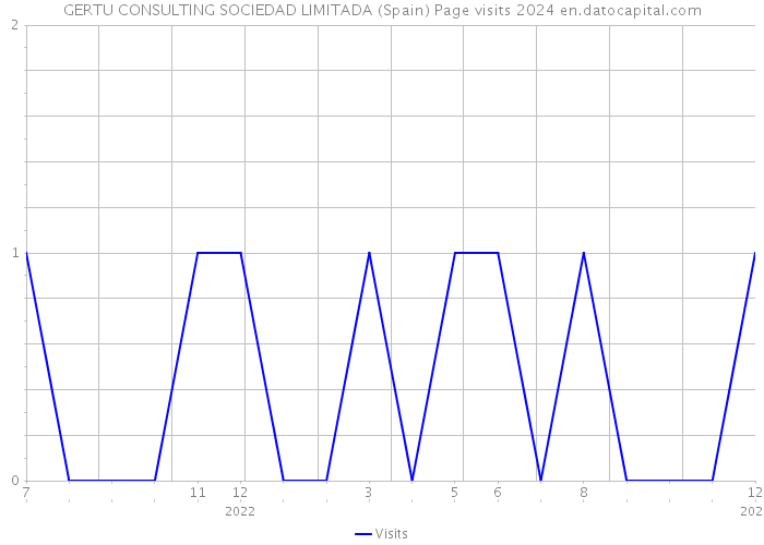 GERTU CONSULTING SOCIEDAD LIMITADA (Spain) Page visits 2024 
