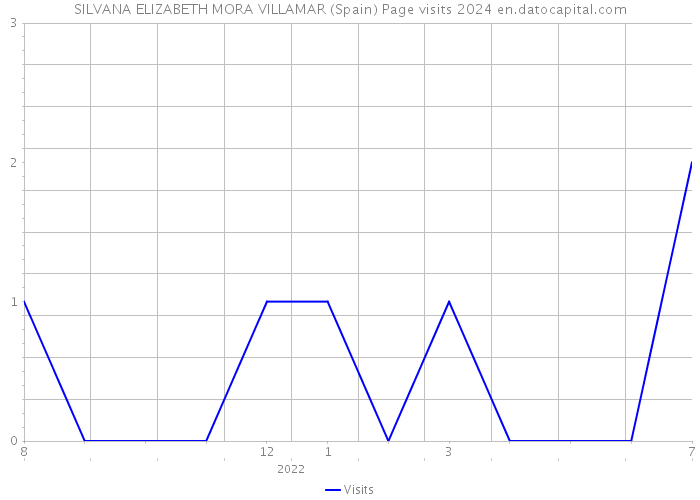 SILVANA ELIZABETH MORA VILLAMAR (Spain) Page visits 2024 