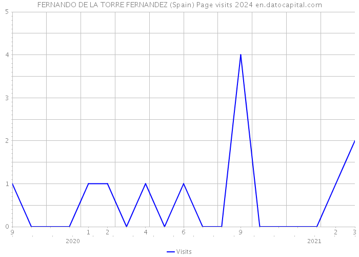 FERNANDO DE LA TORRE FERNANDEZ (Spain) Page visits 2024 