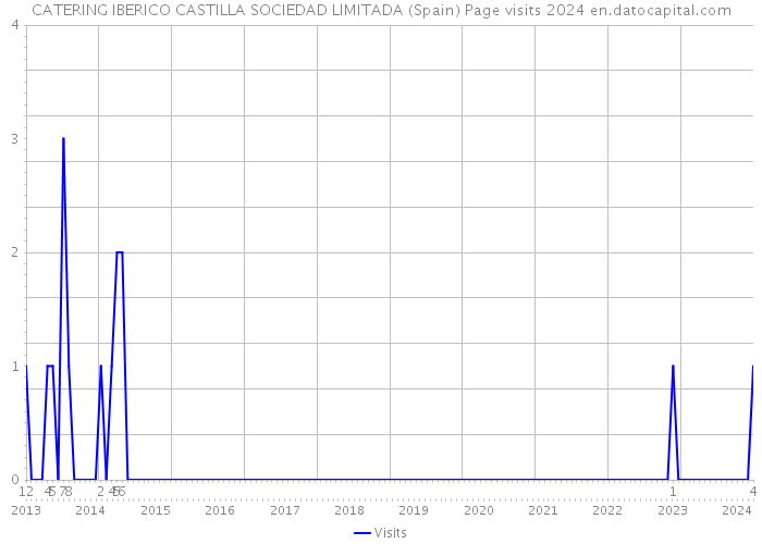 CATERING IBERICO CASTILLA SOCIEDAD LIMITADA (Spain) Page visits 2024 