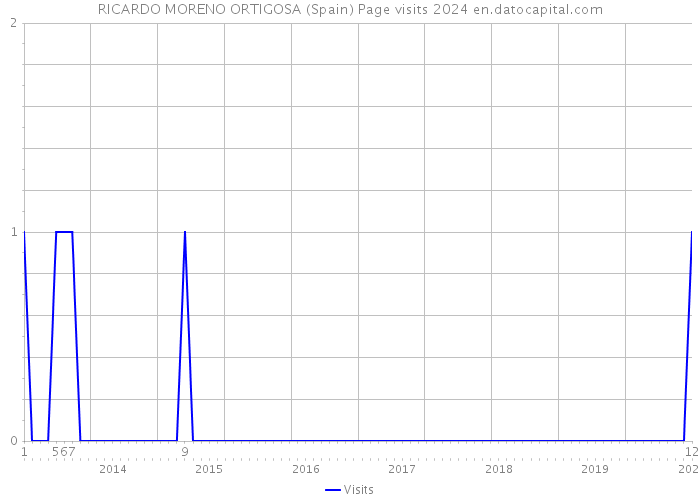 RICARDO MORENO ORTIGOSA (Spain) Page visits 2024 