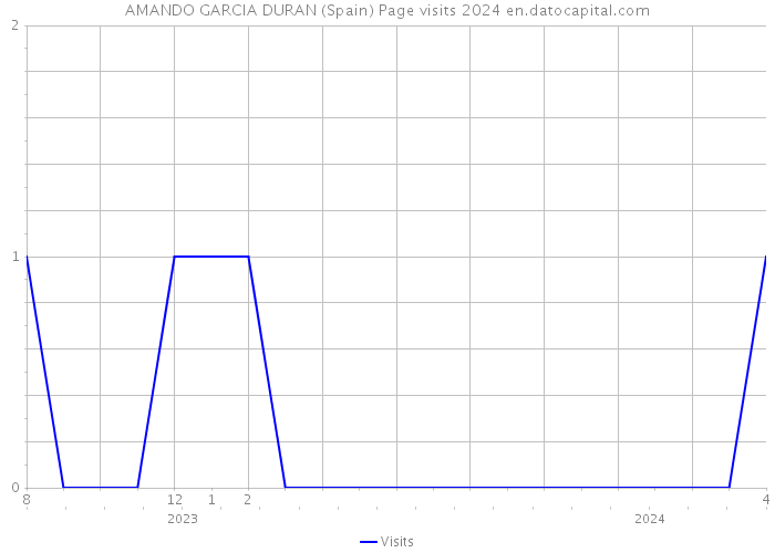 AMANDO GARCIA DURAN (Spain) Page visits 2024 