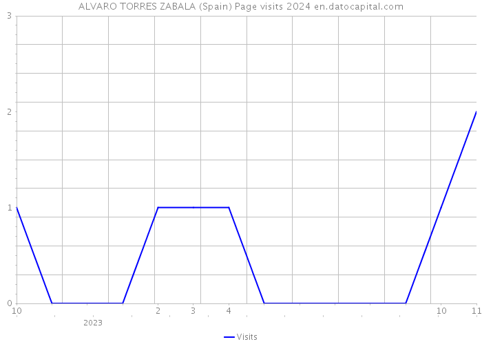 ALVARO TORRES ZABALA (Spain) Page visits 2024 