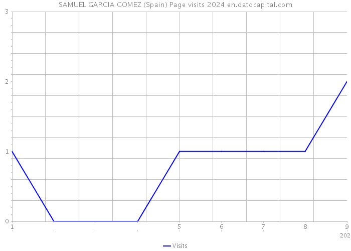 SAMUEL GARCIA GOMEZ (Spain) Page visits 2024 